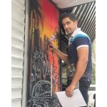 اجرا نقاشی دیواری گروه هنری سایه تهران