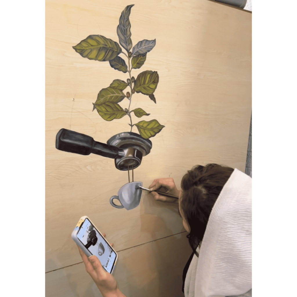 اجرا نقاشی دیواری گروه هنری سایه تهران