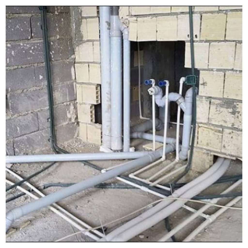 لوله کشی ساختمان حسینی سقز