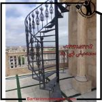 ساخت پله گرد فهیم زاد اردبیل