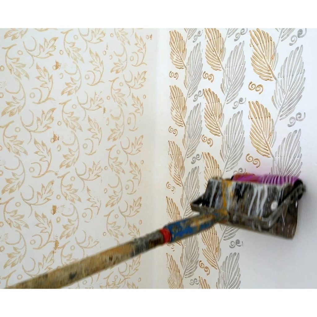 نقاشی طرح کاغذ دیواری صادقی اردبیل