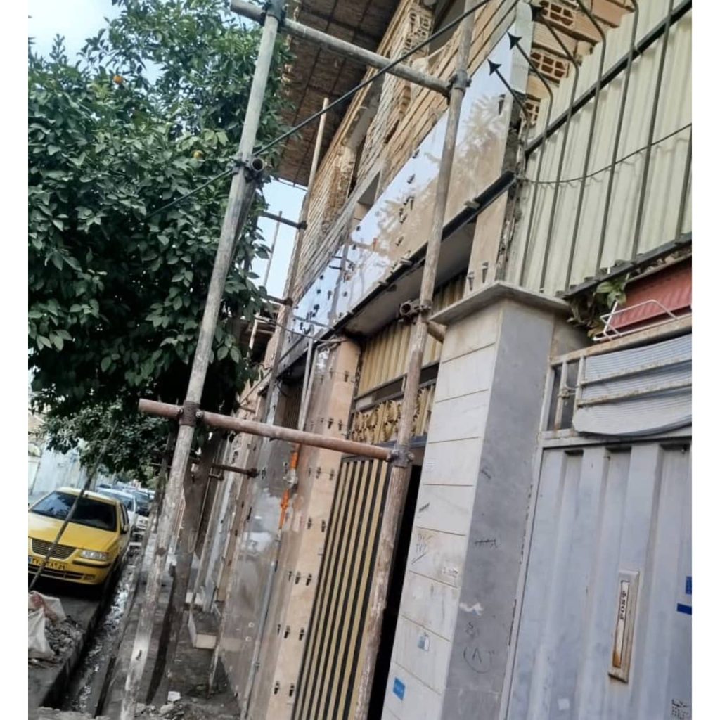 سنگ کاری ساختمان خوکیانی گرگان