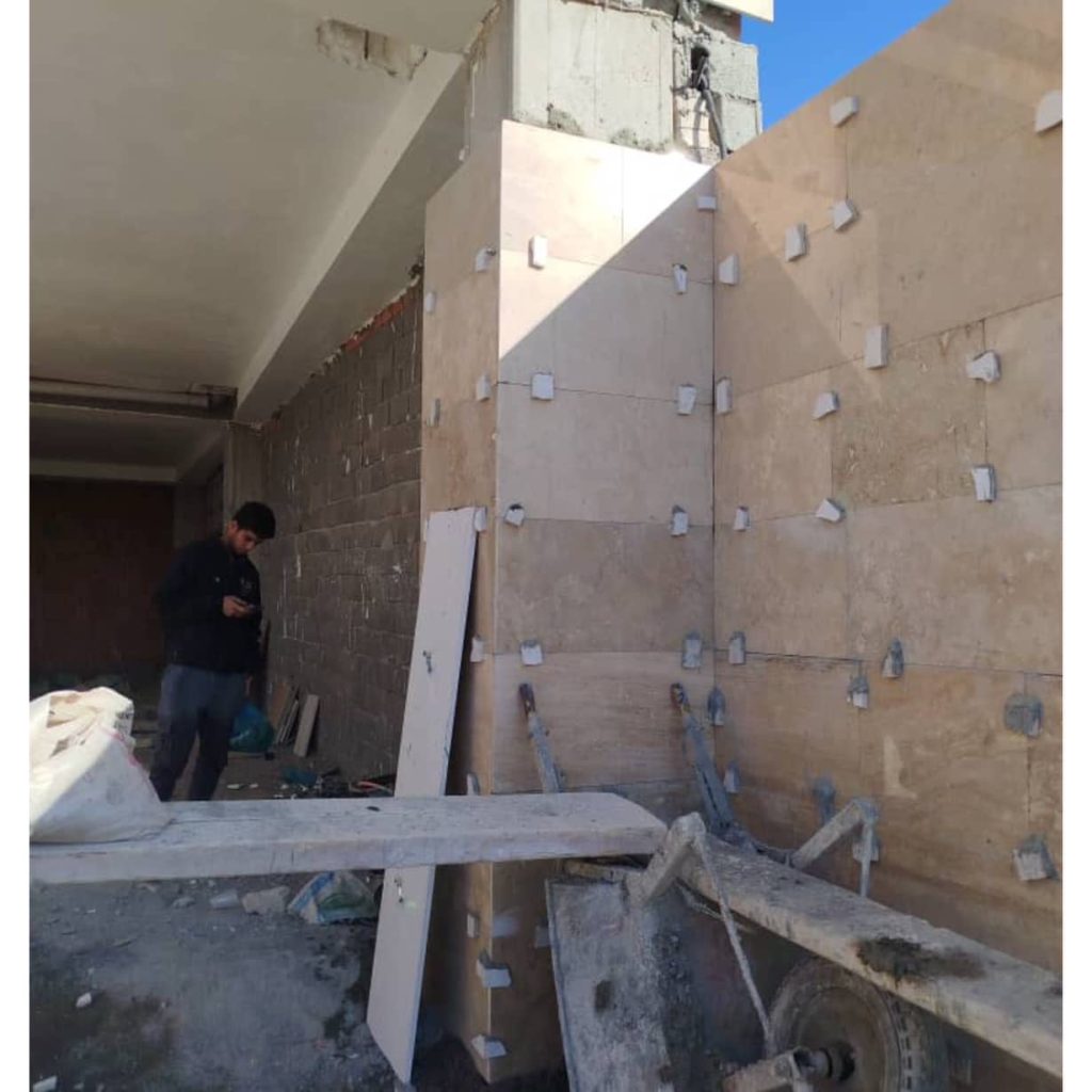 سنگ کاری ساختمان خوکیانی گرگان