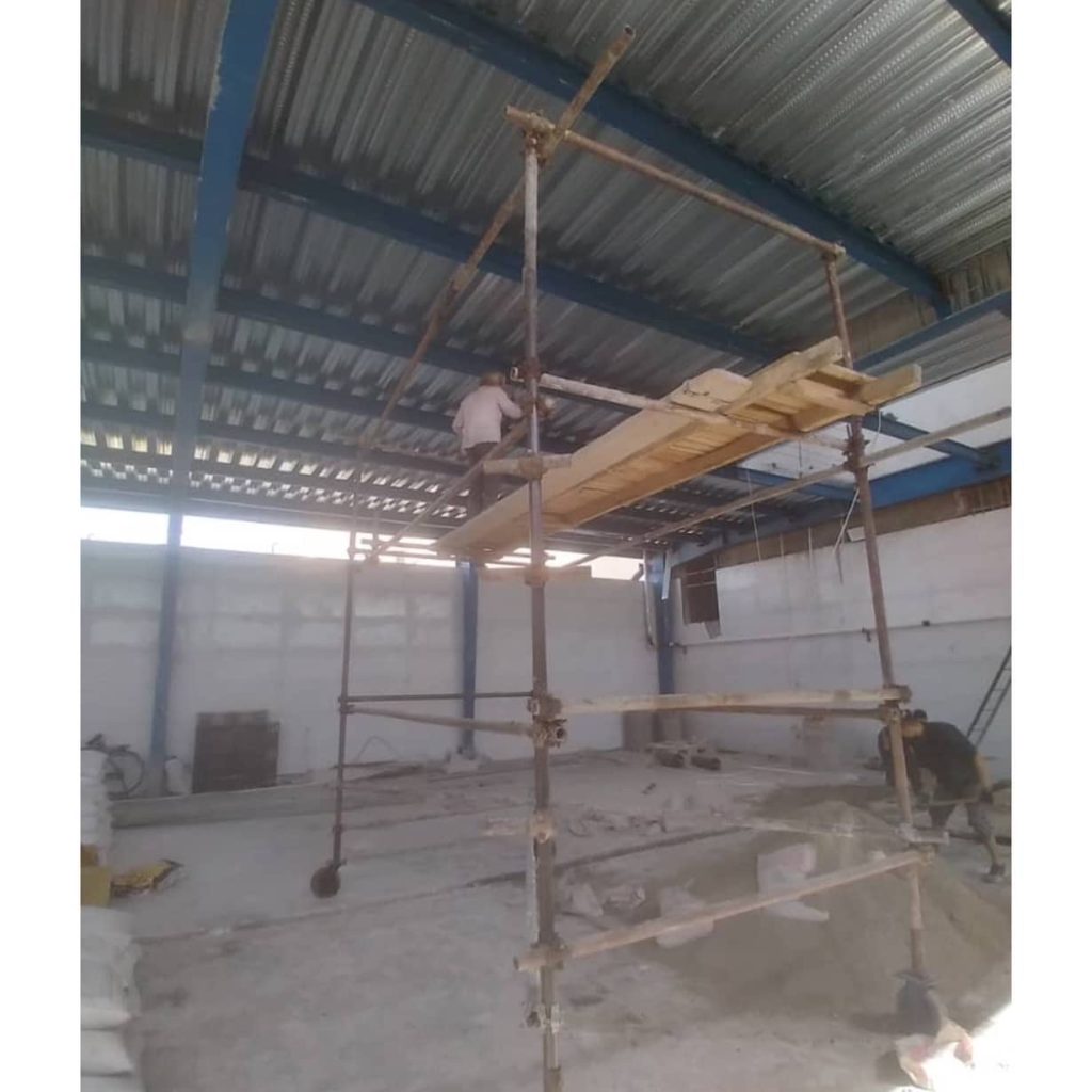 نصب داربست فلزی اسحاقیان اصفهان