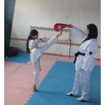 مربی تکواندو عاطفه رستم زاده صومعه سرا