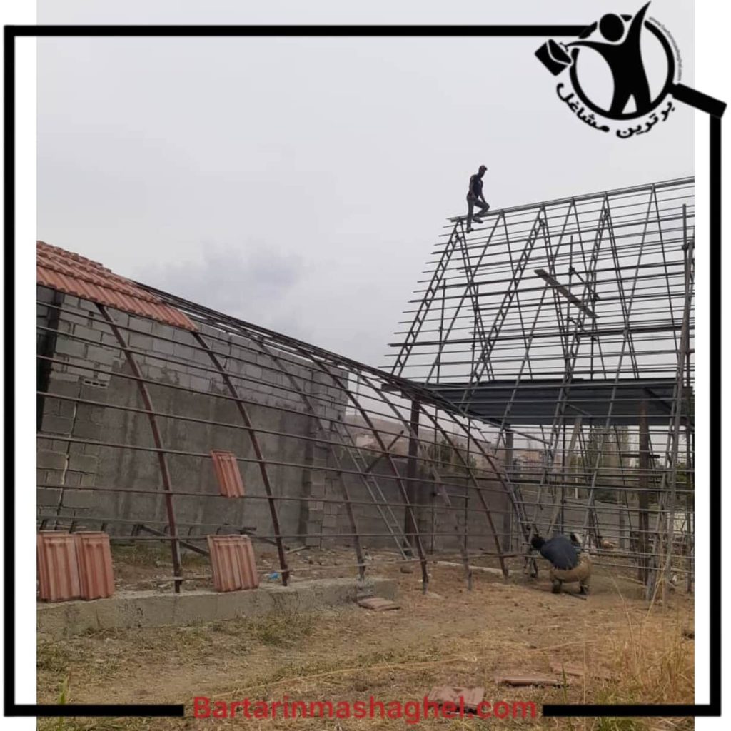 اجرای سقف شیب دار ودود پیری ارومیه