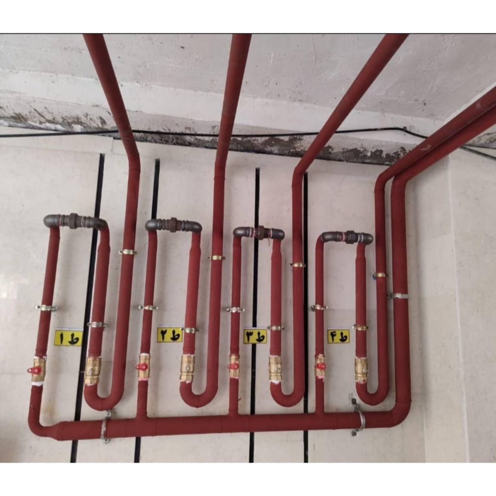 لوله کشی گاز صنعتی روشن گاز خرمدره