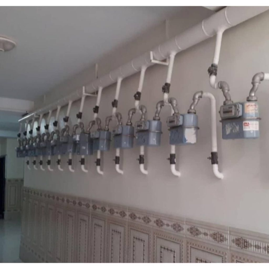 لوله کشی گاز صنعتی روشن گاز خرمدره