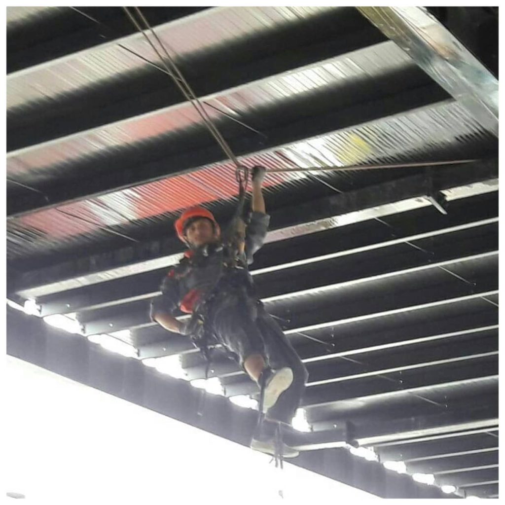 کار در ارتفاع و راپل جمشید ملایر