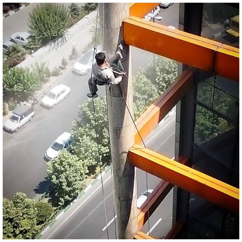 کار در ارتفاع و راپل جمشید ملایر