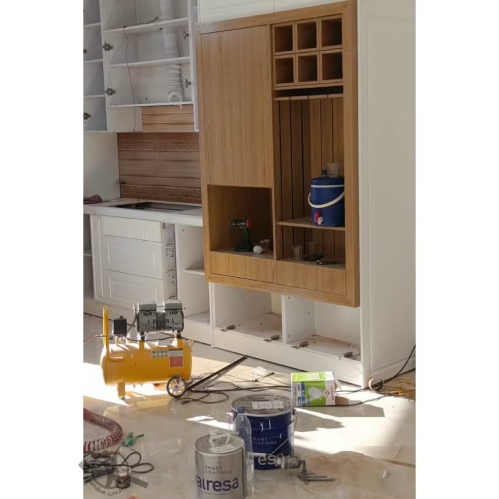 رنگ کاری کابینت دکو کالر ساوه