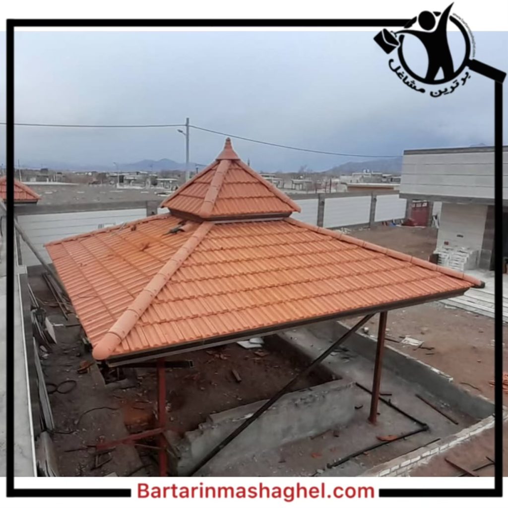 اجرای سقف شیروانی به سبک چینی باقری نجف آباد