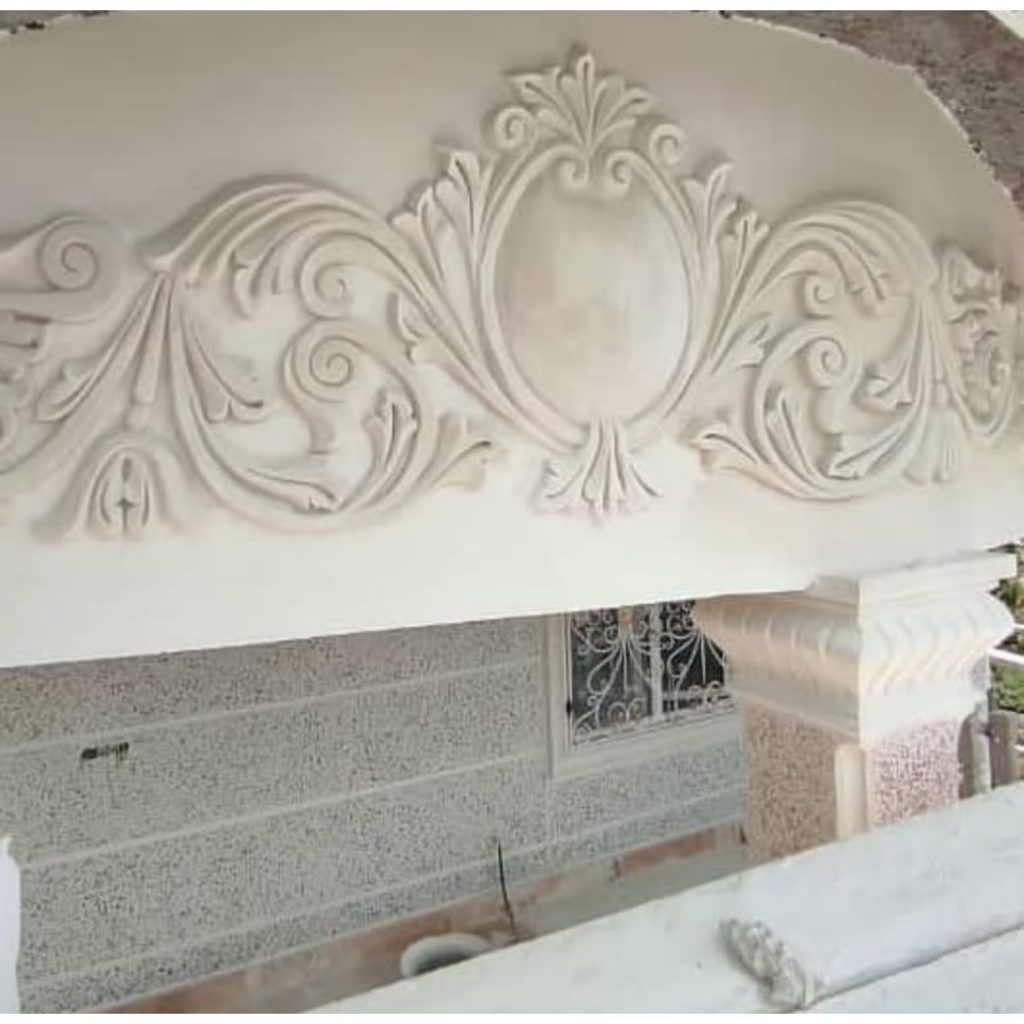 اجرای نما رومی نماکاران کلاسیک کرمان