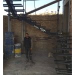 اجرای پله گرد تیموری پردیس