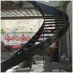 اجرای پله گرد تیموری پردیس