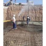بتن ریزی کف با ماله پروانه ای محمدی قزوین