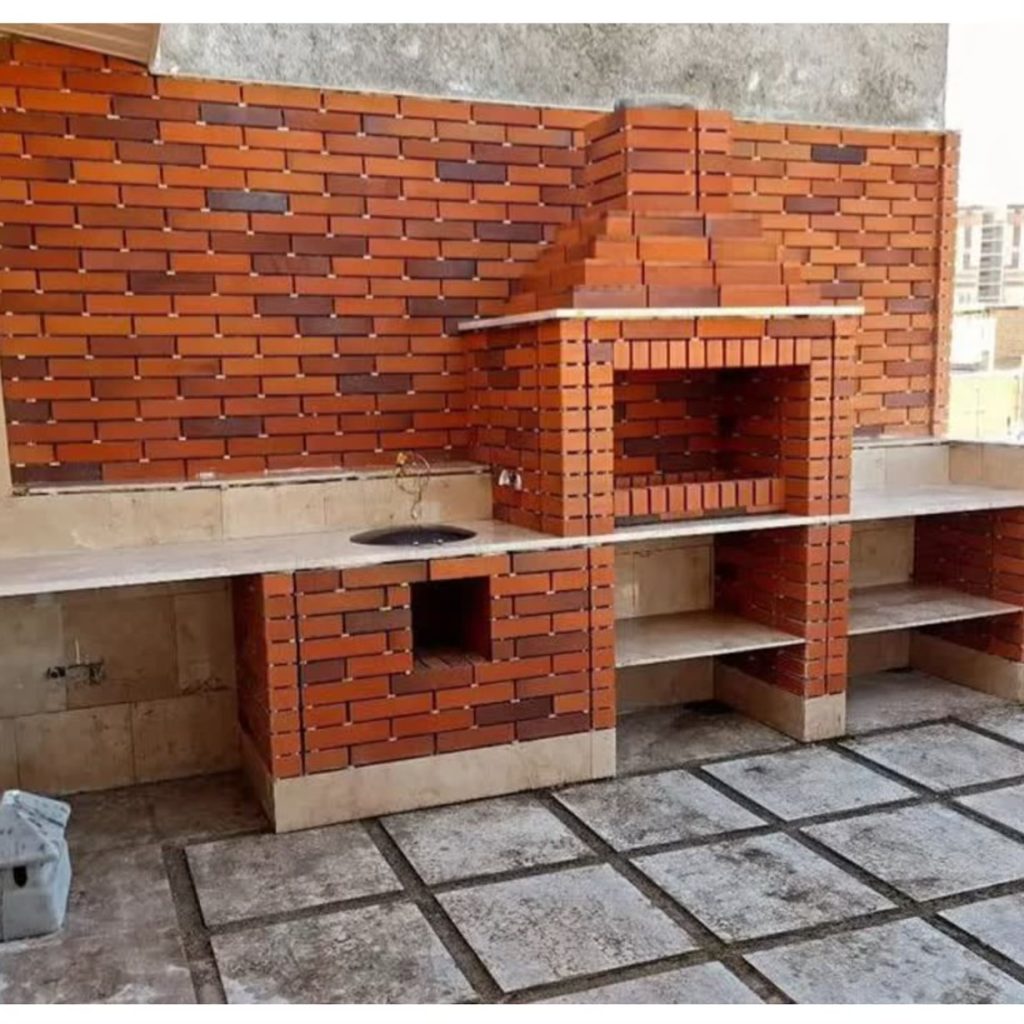 اجرای باربیکیو شومینه شمال لاهیجان