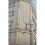 نمای مدرن سیمانی شرفخانی آمل