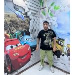 نصب کاغذ دیواری مدرن ملارد