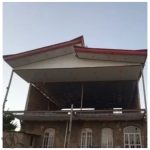 نصب شیروانی و سازه آهنی آسمان سرا میانه