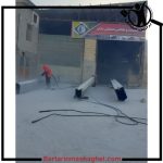 اجرای سندبلاست و رنگ صنعتی باران دورود