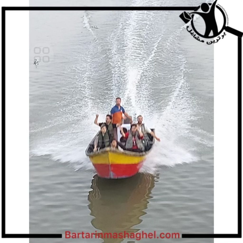 قایق سواری عابد انزلی
