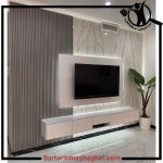 اجرای تی وی وال TV WALL دکو چوبی اسلامشهر