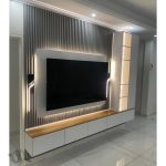 اجرای تی وی وال TV WALL دکو چوبی اسلامشهر