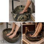 روشویی سنگی طبیعی رودخانه ای کمالی ساری