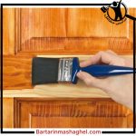 رنگ کاری چوب محسنی اسلامشهر