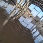 بتن ریزی کف با ماله پروانه ای هاشم زاده رشت