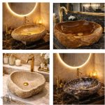 روشویی سنگی طبیعی رودخانه ای کمالی ساری