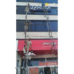 نصب داربست فلزی ستاره شب محمدیه قزوین